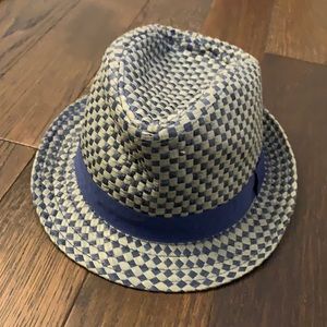 Fedora Navy/gray size 12m-24m Baby